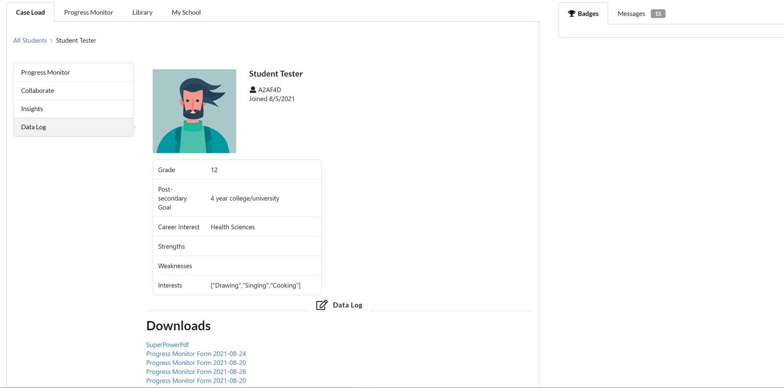 Screenshot of Project Elpis App